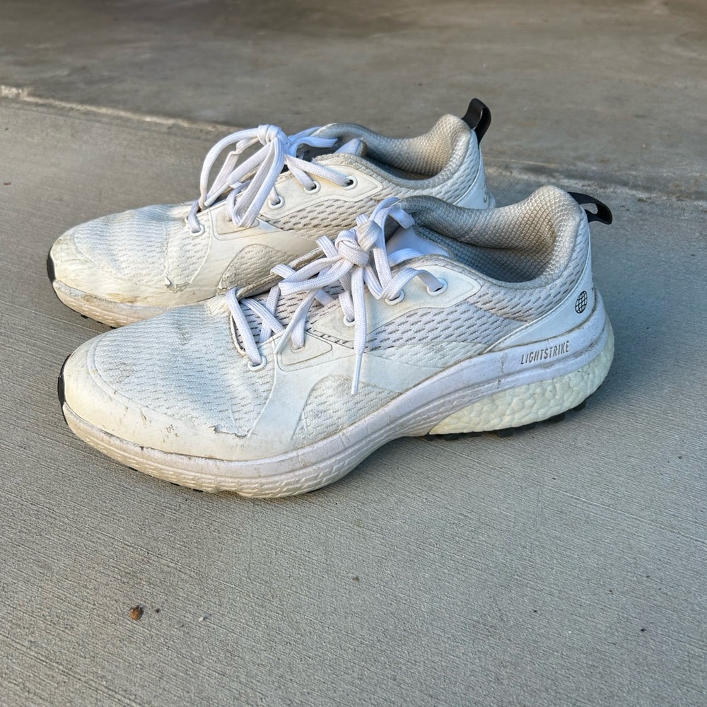 adidas White Golf Shoes